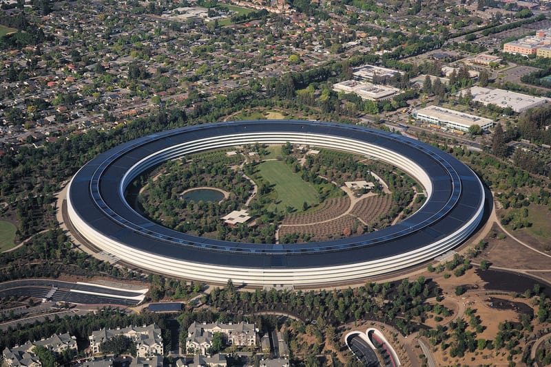 Apple's headquarters in Cupertino, California