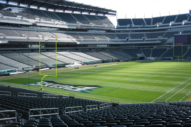 Lincoln Financial Field in Philadelphia, home of the Eagles
