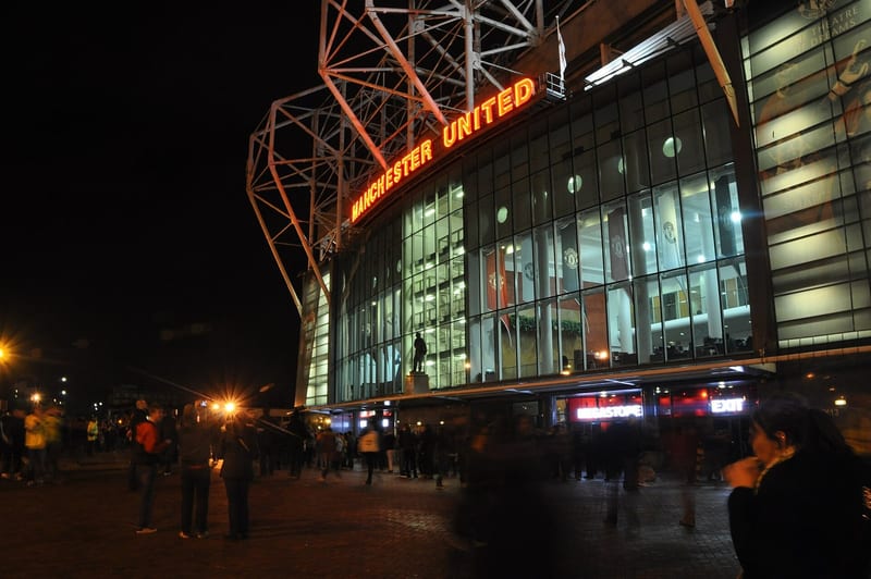Old Trafford, home stadium of Manchester United.