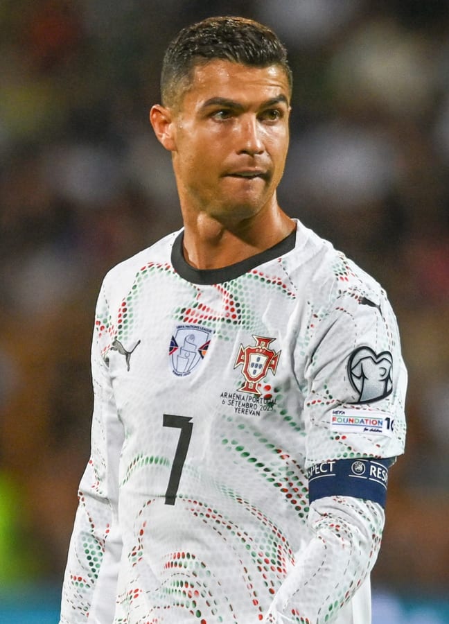 Cristiano Ronaldo, the subject of a provisional suspension and disciplinary case by the Portuguese Football Federation.