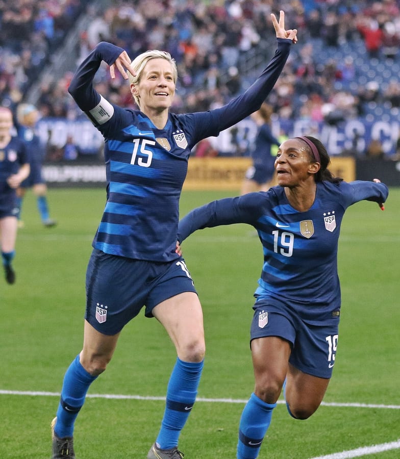 Crystal Dunn, who is being honored with a retirement celebration